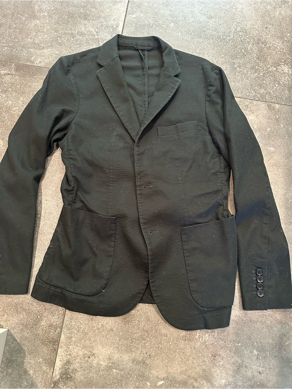 O.N.S Black Blazer – Size Small – Modern NYC Minimalist Tailoring